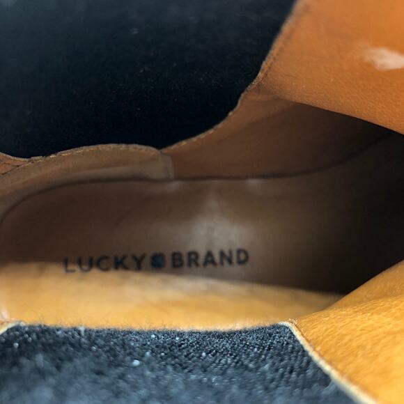 Lucky Brand Womens Emali Snakeskin Ankle Chelsea Boots Sz 10 M - Picture 3 of 8